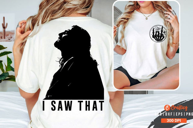 Jesus Front and Back SVG T shirt Design SVG Designangry 