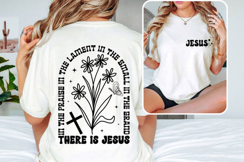 Jesus Front and Back SVG T shirt Design SVG Designangry 