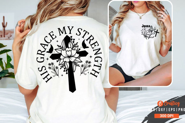 Jesus Front and Back SVG T shirt Design SVG Designangry 