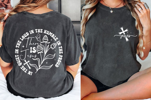 Jesus Front and Back SVG T shirt Design SVG Designangry 