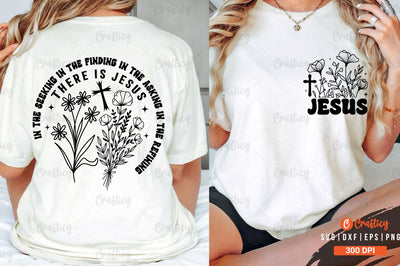 Jesus Front and Back SVG T shirt Design SVG Designangry 