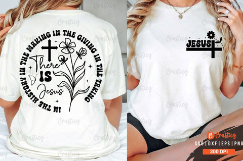 Jesus Front and Back SVG T shirt Design SVG Designangry 
