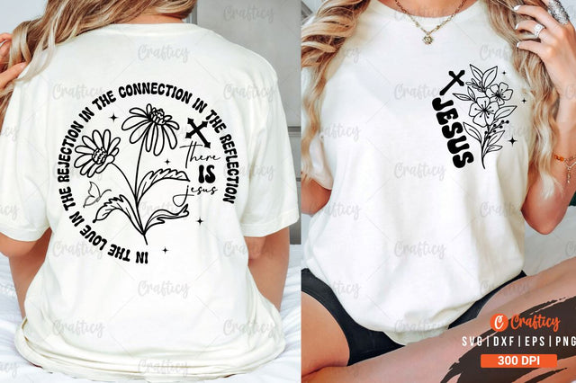 Jesus Front and Back SVG T shirt Design SVG Designangry 