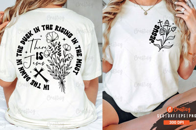 Jesus Front and Back SVG T shirt Design SVG Designangry 