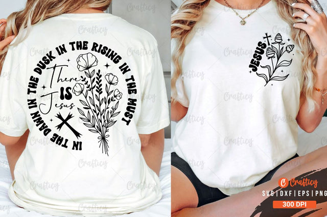 Jesus Front and Back SVG T shirt Design SVG Designangry 