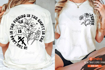 Jesus Front and Back SVG T shirt Design SVG Designangry 