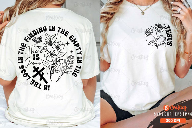 Jesus Front and Back SVG T shirt Design SVG Designangry 