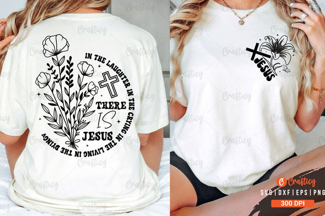 Jesus Front and Back SVG T shirt Design SVG Designangry 