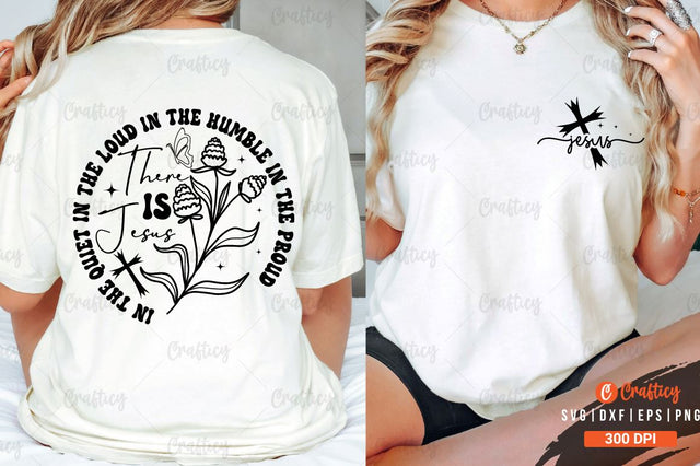 Jesus Front and Back SVG T shirt Design SVG Designangry 