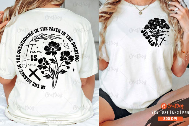 Jesus Front and Back SVG T shirt Design SVG Designangry 