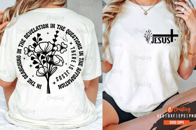 Jesus Front and Back SVG T shirt Design SVG Designangry 