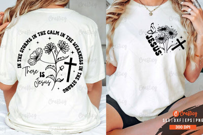 Jesus Front and Back SVG T shirt Design SVG Designangry 