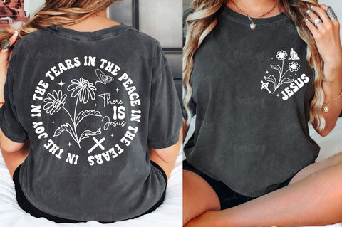 Jesus Front and Back SVG T shirt Design SVG Designangry 