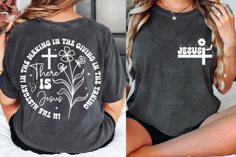 Jesus Front and Back SVG T shirt Design SVG Designangry 