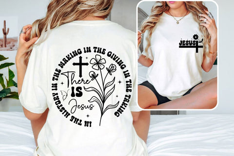 Jesus Front and Back SVG T shirt Design SVG Designangry 