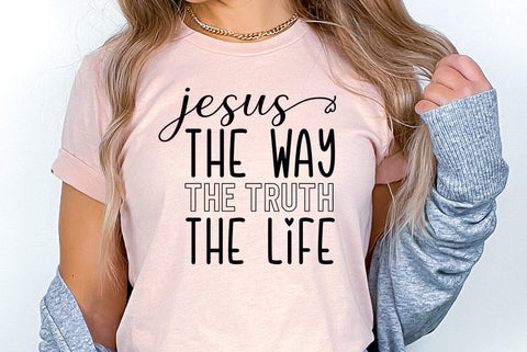 Jesus God Religious Quote Design SVG PNG SVG FiveStarCrafting 