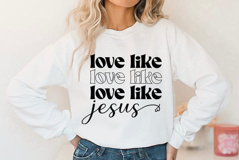 Jesus God Religious SVG PNG, love like jesus SVG FiveStarCrafting 