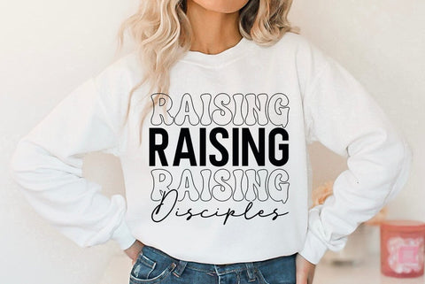 Jesus God Religious SVG PNG, Raising disciples SVG FiveStarCrafting 