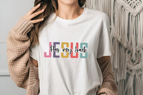 Jesus Has My Back SVG Angelina750 