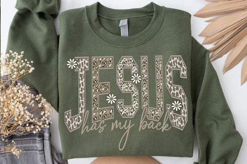 Jesus Has My Back SVG, Camo Christian SVG PNG SVG SVG Studio 