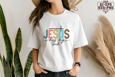 Jesus Has My Back Svg Cut Files Creative Art SVG CraftlabSvg55 