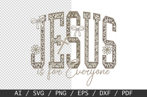Jesus is for Everyone SVG, Camo Christian SVG PNG SVG SVG Studio 