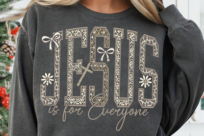 Jesus is for Everyone SVG, Camo Christian SVG PNG SVG SVG Studio 