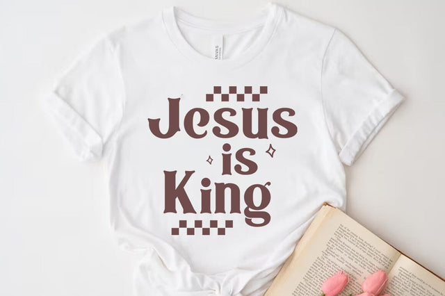 Jesus Is king SVG Design, Jesus Tshirt SVG FiveStarCrafting 