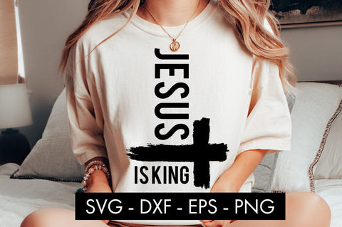Jesus Is King SVG PNG Sublimation SVG Freeling Design House 