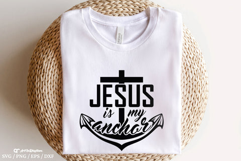 Jesus is my anchor Svg, Faith Svg, Christian Svg, Quote Svg, Positive Quote Svg SVG Artinrhythm shop 
