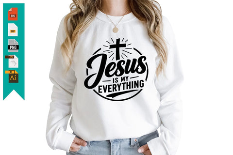 Jesus Is My Everything SVG Design SVG Craftlabsvg24 