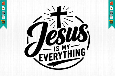 Jesus Is My Everything SVG Design SVG Craftlabsvg24 