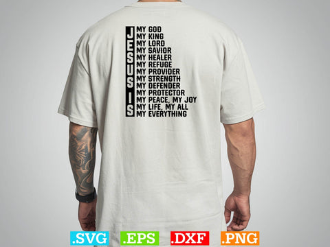 Jesus Is My God Svg, Bible Verse Svg, Religious Svg, Jesus Svg, God Svg SVG Creativeart88 