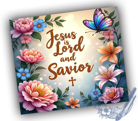 Jesus is My Lord, Jesus Easter, 20oz Tumbler, Sublimation Design, Christian Gift, Faith-Based Decor, Religious Drinkware Sublimation ToriDesigns 