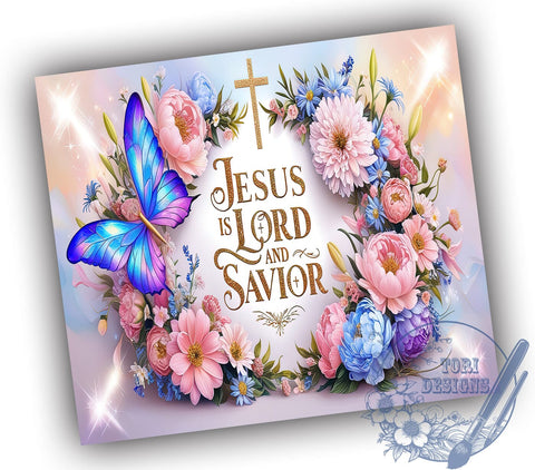 Jesus is My Lord, Jesus Easter, 20oz Tumbler, Sublimation Design, Christian Gift, Faith-Based Decor, Religious Drinkware Sublimation ToriDesigns 