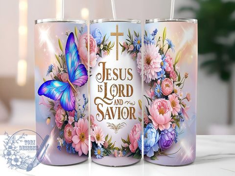 Jesus is My Lord, Jesus Easter, 20oz Tumbler, Sublimation Design, Christian Gift, Faith-Based Decor, Religious Drinkware Sublimation ToriDesigns 