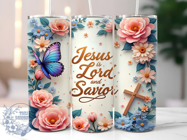 Jesus is My Lord, Jesus Easter, 20oz Tumbler, Sublimation Design, Christian Gift, Faith-Based Decor, Religious Drinkware Sublimation ToriDesigns 