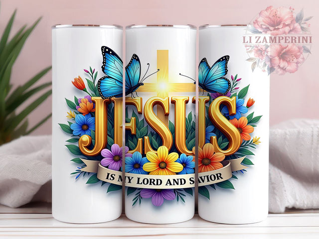 Jesus is my Lord Tumbler, Christian Tumbler Wrap, 20oz Sublimation Design, Faith-Based Drinkware, Digital Download Tumbler, Inspirational Tumbler Art, Unique Gift Tumbler Sublimation Li Zamperini 