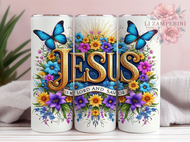 Jesus is my Lord Tumbler, Christian Tumbler Wrap, 20oz Sublimation Design, Faith-Based Drinkware, Digital Download Tumbler, Inspirational Tumbler Art, Unique Gift Tumbler Sublimation Li Zamperini 