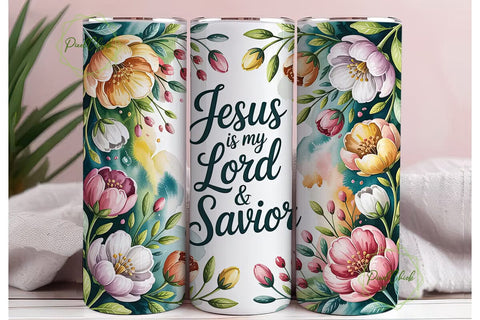Jesus Is My Lord Tumbler Wrap Sublimation PixelChick 