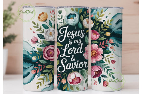 Jesus Is My Lord Tumbler Wrap Sublimation PixelChick 