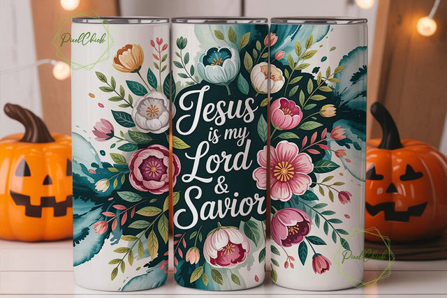 Jesus Is My Lord Tumbler Wrap Sublimation PixelChick 