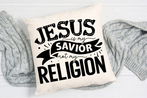 Jesus is my savior not my Religion SVG, Religion SVG, Retro Christian SVG, Bible Verse SVG, Jesus SVG Design SVG Regulrcrative 
