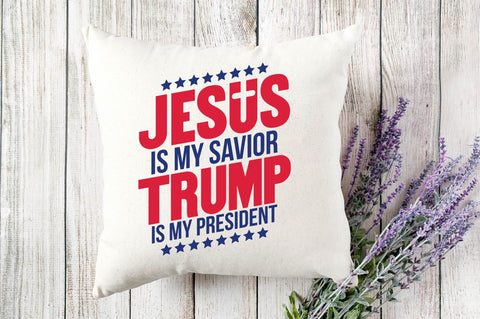 Jesus is My Savior Trump is My President svg SVG shah alam 