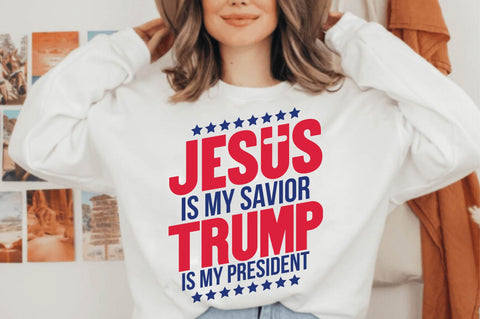 Jesus is My Savior Trump is My President svg SVG shah alam 