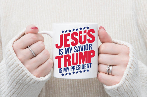Jesus is My Savior Trump is My President svg SVG shah alam 