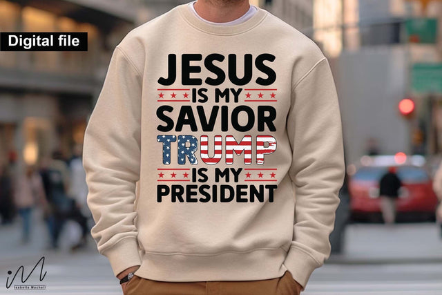 Jesus is my savior Trump is my president svg, Trump t-shirt, Trump and flag, Trump president, Trump cut files,Trump again svg, USA Flag svg, Donald trump svg,Trump cut files,Trump Cricut SVG Isabella Machell 