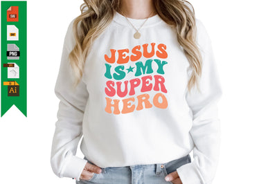Jesus is My Super Hero SVG Craftlabsvg24 