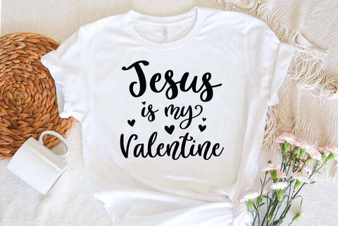 Jesus is my valentine SVG | Valentine SVG Design | Valentine Quotes Design SVG FiveStarCrafting 