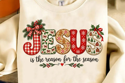 Jesus is the Reason for the Season PNG Sublimation SVGista 